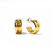 Brenda Grands 18k Gold Twin Mini Hoops