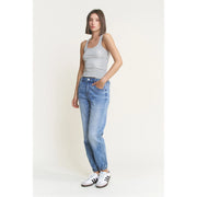 MICA Light Wash High Rise Jogger