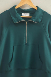 Double Zero Deep Green 3/4 Zip