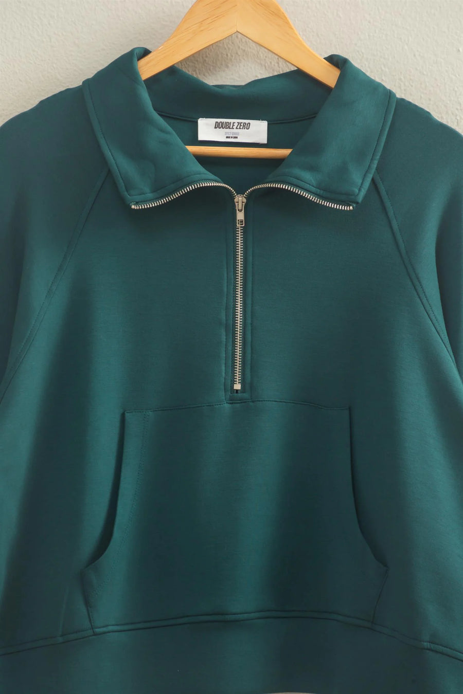 Double Zero Deep Green 3/4 Zip
