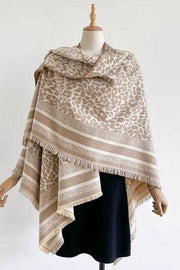 Leopard Ruana Wrap