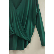 Double Zero Draped Surplice Top