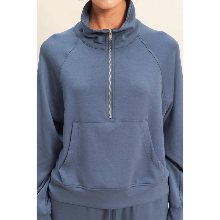 Double Zero Double Knit Half Zip