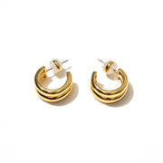 Brenda Grands 18k Gold Twin Mini Hoops