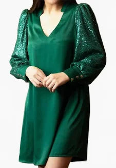 Michelle Mcdowell - Jordan Green Sequin Dress