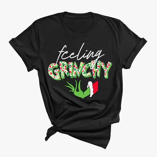 Feelin' Grinchy Christmas Tee