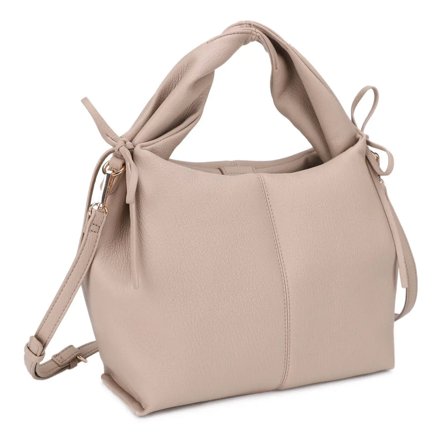 Bonnie Satchel/Crossbody Bag With Ribbon Detail