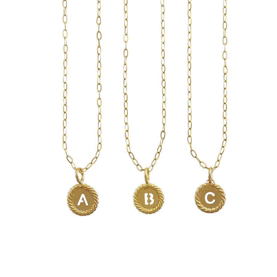 Brenda Grands Sealed With Love Initial Necklace